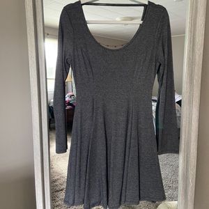Cute dark gray mini dress. Size Medium.